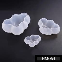 Khuôn silicon hình đám mây 3D phù hợp tạo hình độc đáo đủ kích thước - HM064 6