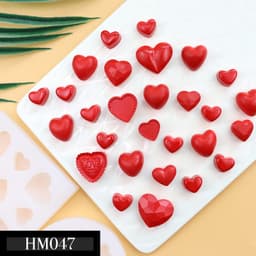 Khuôn bánh tạo hình trang trí hình trái tim tạo hình trang trí đẹp - HM047 2