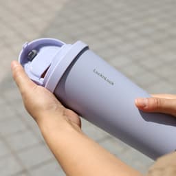 Ly giữ nhiệt LocknLock 550ml Xanh Nhạt LHC3249LBLU, Hàng chính hãng, thép không gỉ 316L -JoyMall 4