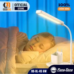 Đèn bàn học cảm ứng Rạng Đông RD-RL-45 6W 3 chế độ ánh sáng dịu chống cận cho bé 6
