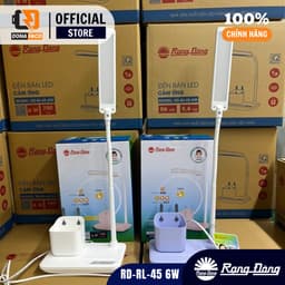 Đèn bàn học cảm ứng Rạng Đông RD-RL-45 6W 3 chế độ ánh sáng dịu chống cận cho bé 8