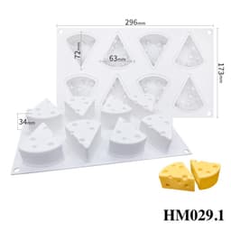 Khuôn silicon phô mai đủ kích thước siêu to khổng lồ - Khuôn làm nến  hay xà phòng thơm handmade - HM029 2
