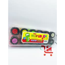 Hộp 12 Màu Nước Dooly D A P&T 30cc x 12 lọ, Màu Poster, Màu Sắc Tươi Sáng, Bắt Mắt, Màu Nước Hàn Quốc Chất Lượng Tốt 2