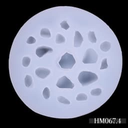 Khuôn silicon hình sỏi, đá tạo hình trang trí độc đáo handmade - HM067 4