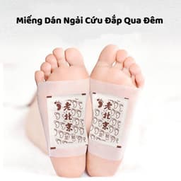 Hộp 50 miếng dán ngãi cứu thải độc cho bàn chân QA HAPPYLIFE giúp thải độc lưu thông tuần hoàn máu 6