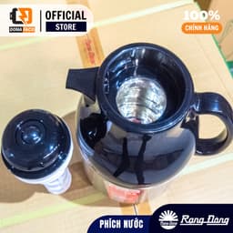 Phích pha trà Rạng Đông 1 lít inox RD 1055 ST1 có lưới lọc, ruột thủy tinh giữ nhiệt cao cấp 6
