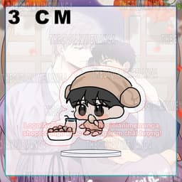 (mua 1 tặng 1) (3cm) Mô hình Standee in hình PASSION BL manhwa chibi trang trí xinh xắn đáng yêu 3