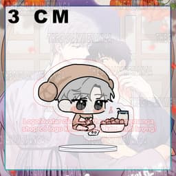 (mua 1 tặng 1) (3cm) Mô hình Standee in hình PASSION BL manhwa chibi trang trí xinh xắn đáng yêu 4