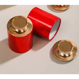 Hộp trà quà tặng nắp đan tre loại 12-18 lon trà - HVL TEA 7