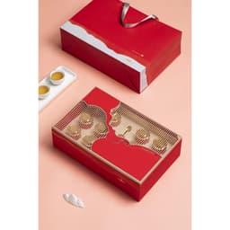 Hộp trà quà tặng nắp đan tre loại 12-18 lon trà - HVL TEA 8