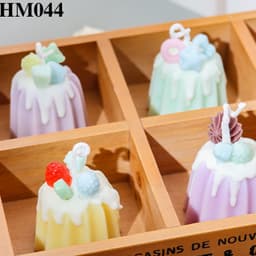 Khuôn silico tạo hình bánh pudding trang trí nến thơm hay bánh ngọt độc đáo kích thước thật - HM044 3