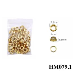 Khoen lỗ sáp thơm bộ 10 cái 5mm tiện lợi làm nến thơm handmade - HM079 5