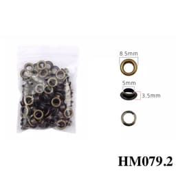 Khoen lỗ sáp thơm bộ 10 cái 5mm tiện lợi làm nến thơm handmade - HM079 7