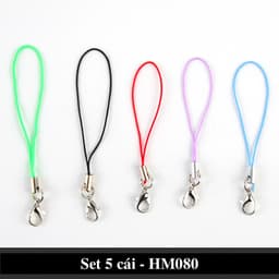 Dây móc khóa nhiều màu tiện lợi dùng làm trang sức điện thoại - SET 5 Móc treo đồ handmade tiện lợi 1