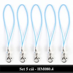 Dây móc khóa nhiều màu tiện lợi dùng làm trang sức điện thoại - SET 5 Móc treo đồ handmade tiện lợi 7