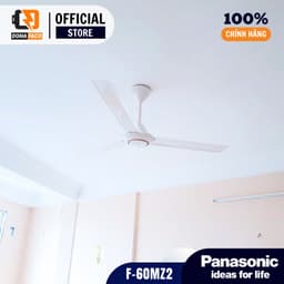 | Hỏa Tốc | Quạt trần Panasonic 3 cánh F-60MZ2 màu trắng, hộp số 5 cấp gió, cánh 150cm bảo hành 24 tháng 6