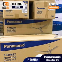 | Hỏa Tốc | Quạt trần Panasonic 3 cánh F-60MZ2 màu trắng, hộp số 5 cấp gió, cánh 150cm bảo hành 24 tháng 8