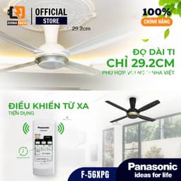 | Hỏa tốc | Quạt trần Panasonic F-56XPG 4 cánh có remote điều khiển từ xa bảo hành 12 tháng 4