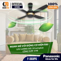 | Hỏa tốc | Quạt trần Panasonic F-56XPG 4 cánh có remote điều khiển từ xa bảo hành 12 tháng 7