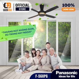 | Hỏa tốc | Quạt trần Panasonic F-56XPG 4 cánh có remote điều khiển từ xa bảo hành 12 tháng 8