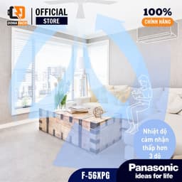 | Hỏa tốc | Quạt trần Panasonic F-56XPG 4 cánh có remote điều khiển từ xa bảo hành 12 tháng 3