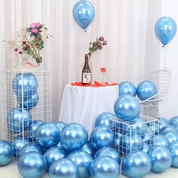 [GIÁ SỈ] Set 50 Bóng Bay Mạ Chrome Siêu Nhũ Trang Trí Sinh Nhật ,Bong Bóng Trang Trí Phòng Cưới, Sự Kiện 4