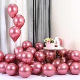 [GIÁ SỈ] Set 50 Bóng Bay Mạ Chrome Siêu Nhũ Trang Trí Sinh Nhật ,Bong Bóng Trang Trí Phòng Cưới, Sự Kiện 3