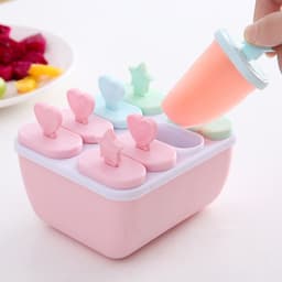 Khuôn Làm Kem 8 Ngăn Nhựa PP An Toàn Sức Khoẻ JYoohome Khay Làm Kem Que Thạch Hoa Quả Dễ Sử Dụng 3