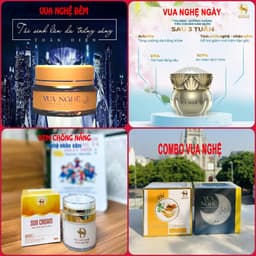 Vua Nghệ Collagen (Kem Nghệ),Kem Chống Nắng Nghệ Nhân Sâm, Kem Nám, Tàn Nhang, Sạm Da  Da Sáng và Mềm Mịn 1