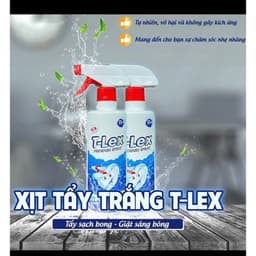 T-Lex Chai Xịt Tẩy Vết Bẩn Quần Áo 500ml, Xịt Tẩy Mốc, Vết Bẩn Cứng Đầu Công Nghệ Mới 1