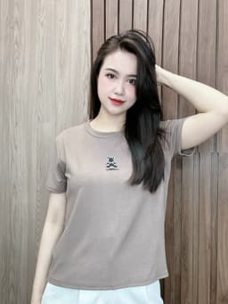 Áo phông nữ hình gấu form xuông chất cotton mềm mịn co giãn 4 chiều 11