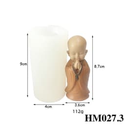 Khuôn silicone nghệ thuật hình chú tiểu đủ kiểu - Khuôn nghệ thuật handmade chuẩn DIY HM027 6