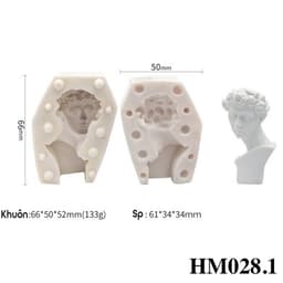Khuôn silicone nghệ thuật 2 mảnh - Khuôn thạch cao tượng nghệ thuật đẹp chuẩn DIY HM028 4