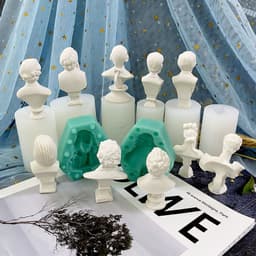 Khuôn silicone nghệ thuật 2 mảnh - Khuôn thạch cao tượng nghệ thuật đẹp chuẩn DIY HM028 2