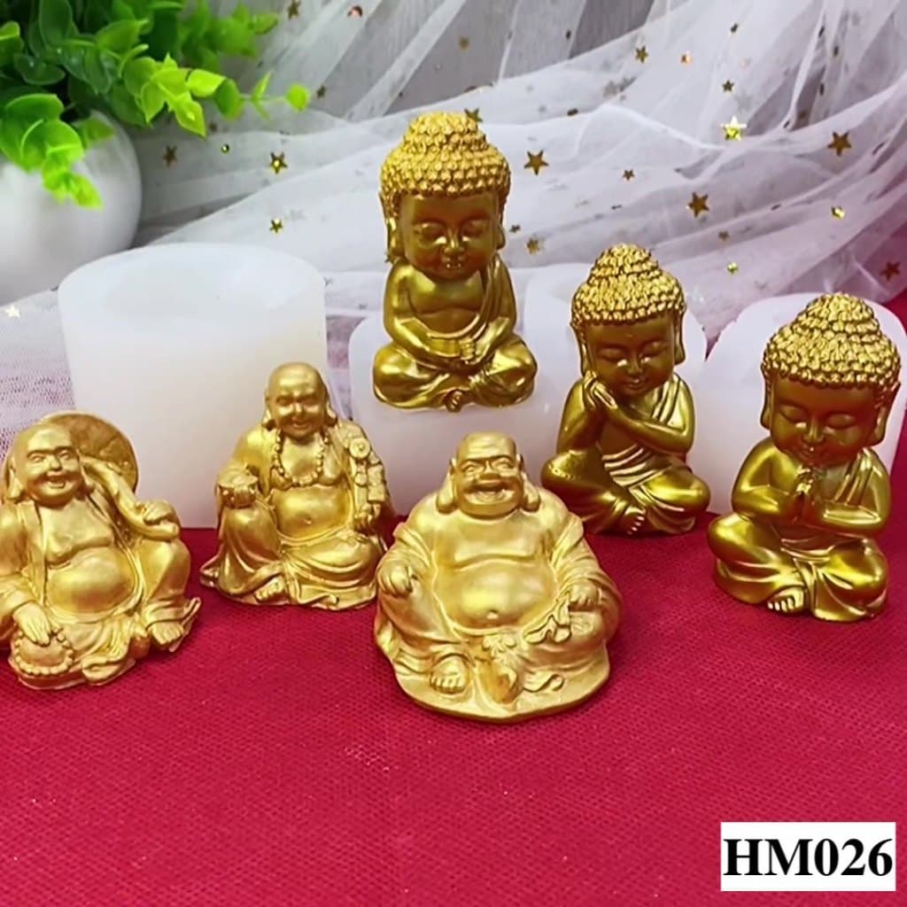 Khuôn silicone tượng phật đủ loại khuôn 3D các loại tượng phật khác nhau - HM026