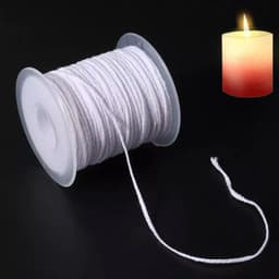Combo tim nến thơm có tẩm sáp và đế kim loại - Bộ bấc nến có sẵn đế để làm nến thơm handmade chuẩn DIY - HMBN001 3
