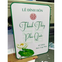 TA 05 - BẢNG CHÀO KHÁCH, BẢNG WELCOME HOA SEN 6