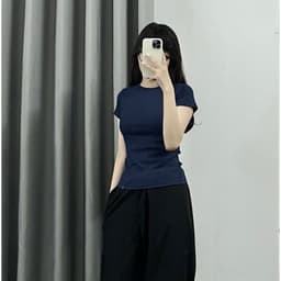 [RẺ VÔ ĐỊCH] Áo thun trơn form ÔM babytee đủ màu basic chất liệu thun con giãn 4 chiều fit dáng siêu đẹp 5