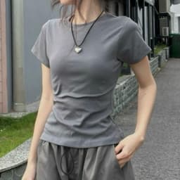 [RẺ VÔ ĐỊCH] Áo thun trơn form ÔM babytee đủ màu basic chất liệu thun con giãn 4 chiều fit dáng siêu đẹp 9