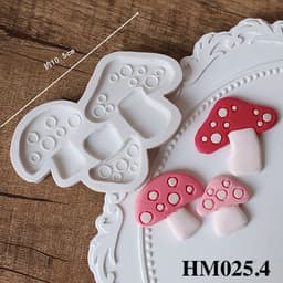 Khuôn silicon cây nấm tạo hình trang trí làm nến thơm hay bánh kẹo ngọt  handmade chuẩn DIY - HM025 6