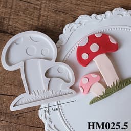 Khuôn silicon cây nấm tạo hình trang trí làm nến thơm hay bánh kẹo ngọt  handmade chuẩn DIY - HM025 8