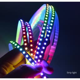 ĐÈN LED FULL MÀU WS2812B WS2815 12V 3535 RỘNG 5MM 7MM ARGB NEOPIXEL 144 LED/MÉT DÀI 1 MÉT 7