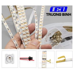 ĐÈN LED FULL MÀU WS2812B WS2815 12V 3535 RỘNG 5MM 7MM ARGB NEOPIXEL 144 LED/MÉT DÀI 1 MÉT 6