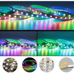 LED DÂY FULL MÀU WS2815 96LED/MÉT HỎNG 1 LED CÁC LED KHÁC VẪN HOẠT ĐỘNG 12V DÂY 1 MÉT 6