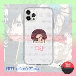 Giá đỡ điện thoại WIND BREAKER ver MẮT TRÒN anime chibi griptok tiện lợi phone grip mica acrylic 4
