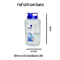 ( Giao Màu Ngẫu Nhiên ) Bình nước uống- bình nước để tủ lạnh- đựng trà sữa- bình LOCK&LOCK 5