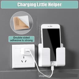 Kệ điện thoại dán tường  - khay để điều khiển đa năng miếng dán chắc chắn 8