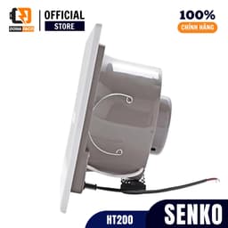 Quạt hút âm trần Senko HT200 thông gió, hút mùi hiệu quả lỗ khoét 25x25 bảo hành 24 tháng chính hãng 5