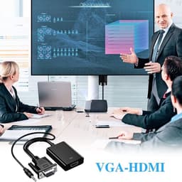 Cáp VGA to HDMI có âm thanh, độ phân giải Full HD 1080P – Kết nối nhanh cho máy tính và TV 5