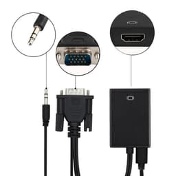Cáp VGA to HDMI có âm thanh, độ phân giải Full HD 1080P – Kết nối nhanh cho máy tính và TV 2